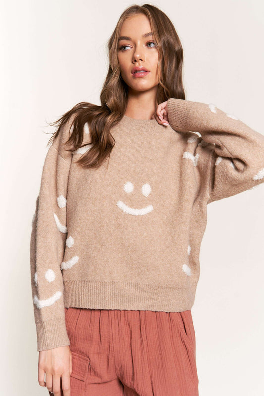 Minimalist Smile Sweater