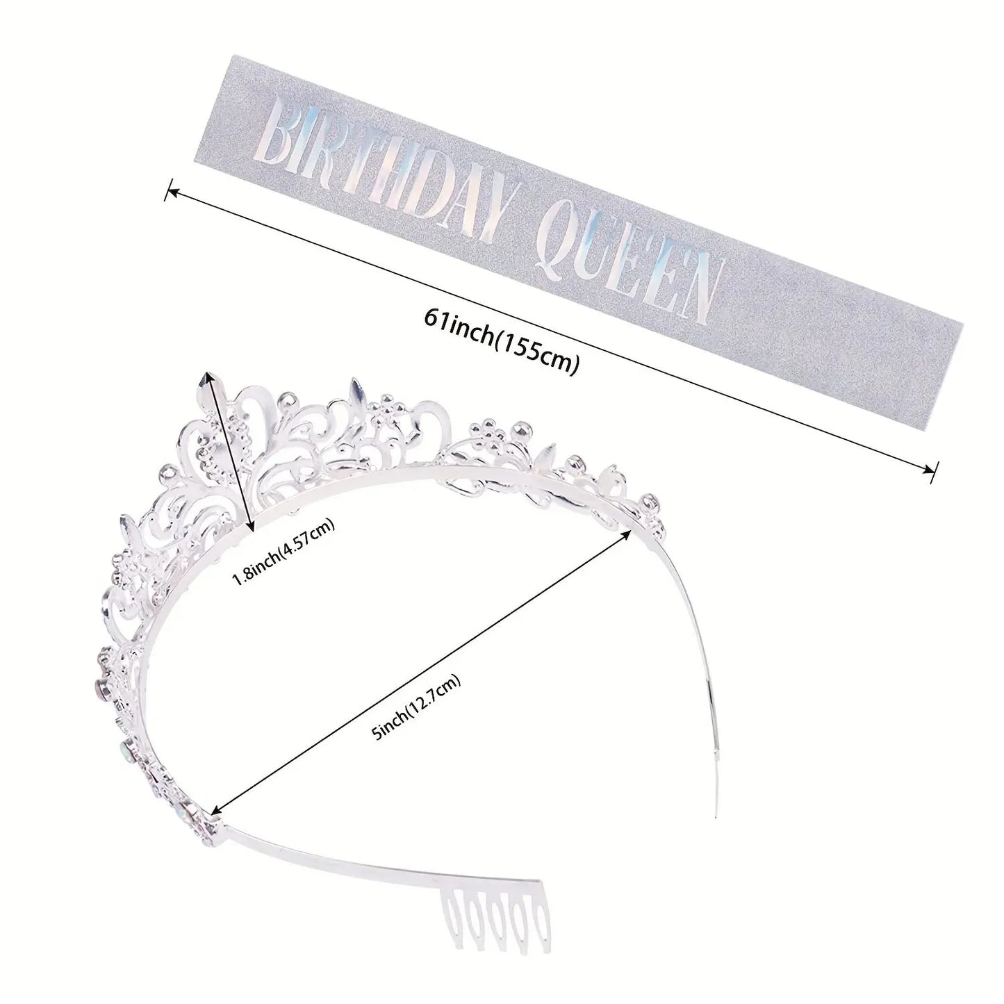 Birthday Queen Tiara & Sash